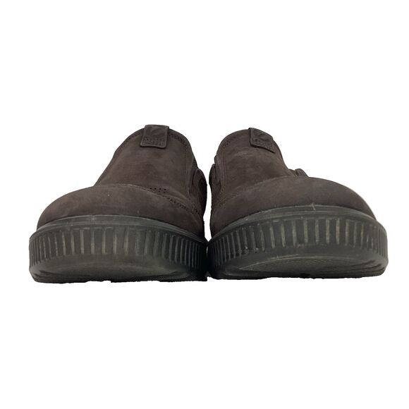 Ecco Fusion - Men's Sz 46(US 12-12.5) Brown Leather - Low Pull-On Sneakers - Picture 2 of 8